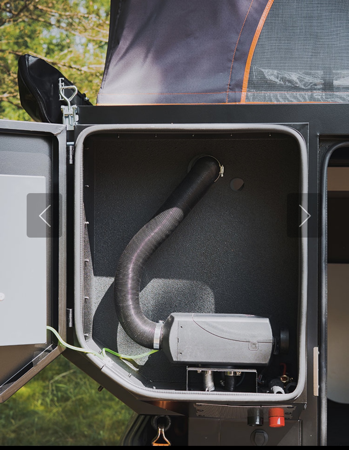 Screenshot Intérieur de chauffage de caravane moderne